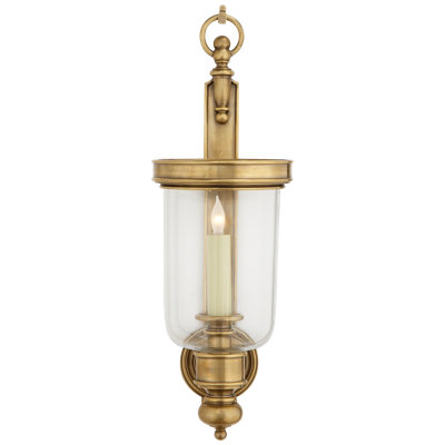 Chapman & Myers Georgian Small Hurricane Wall Sconce