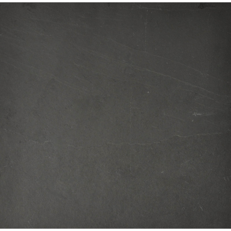 Black Bliss 16" x 16" Slate Concrete Look Wall & Floor Tile