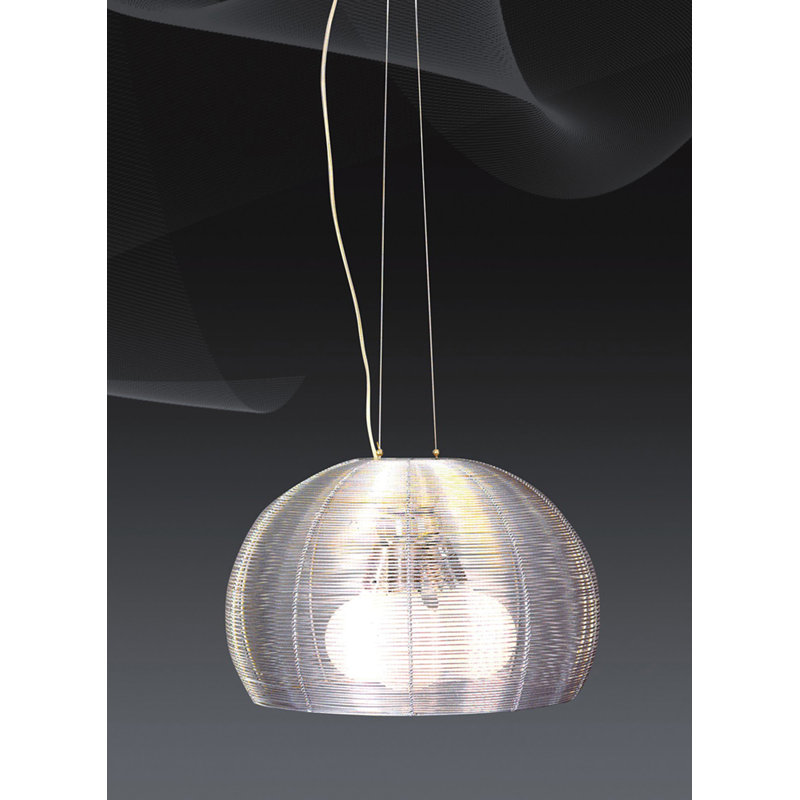 Selene 3 - Light Aluminium Dome Pendant
