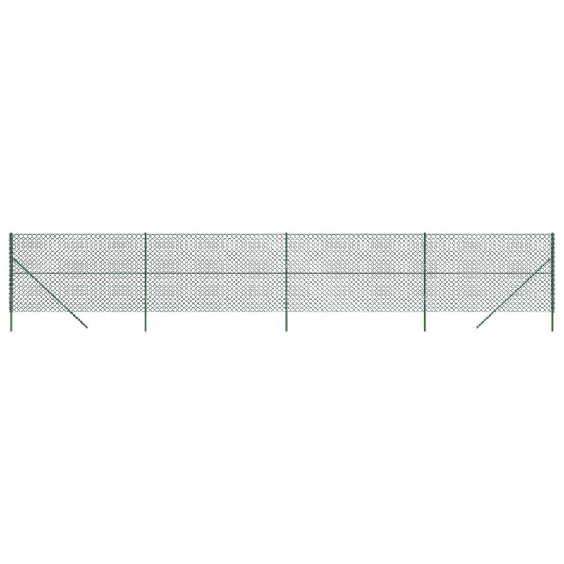 Berenices Wire Fence, 100cm H x 1000cm W, Green