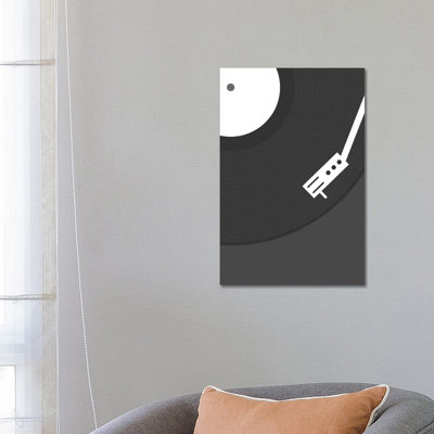 Disque vinyle par The Old Art Studio - Toile tendue avec châssis