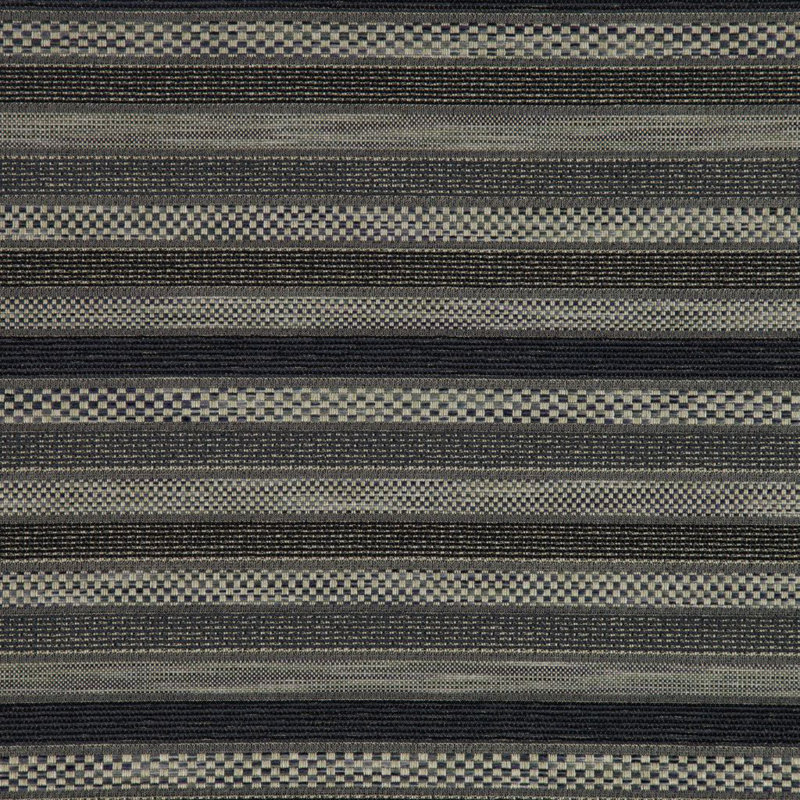 Suite Amira Stripe Fabric, Anthracite