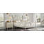 Lit plateforme à baldaquin rétro en bois de style champêtre avec tête de lit de 56,9 po de hauteur, aucun sommier nécessaire-586005900-586005901
