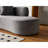 90.2'' Wide half moon design sofa-1896684648