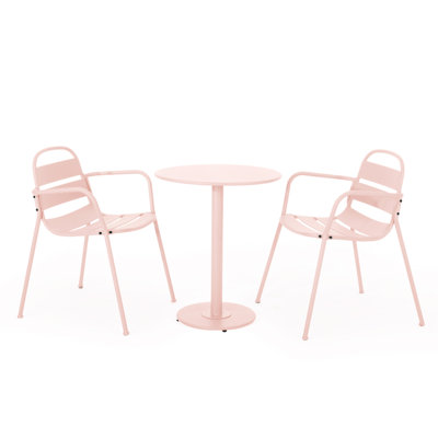 TERRA NOVA BISTRO SET - Matte Light Pink