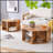 Hexagonal Coffee Table Set.Hexagonal MDF Coffee Table, Multi-Hole Design.-1985145033
