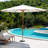 Adjustable Pulley Lift Round Umbrella-1302855203