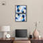 Salisante, ensemble sur toile, art bleu vif par Art Remedy-111742909-111742910
