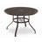 La Jolla Round Outdoor Dining Table Umbrella Hole , 48 " W 48 " D
