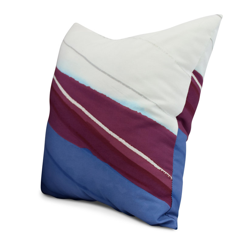 Housse et insert de coussin carré Nantucket, Rouge, 26 po x 26 po