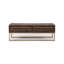 Table basse de style transitionnel taupe