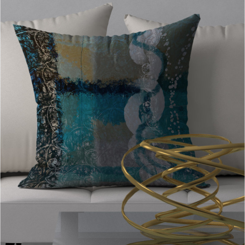 Housse de coussin décorative carrée « chouchouter », 24 po x 24 po
