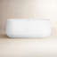 Ceric 60-In X 29-In Freestanding Bath With Center Toe-Tap Drain