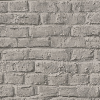 The Loft Collection Brick Effect Wallpaper Roll
