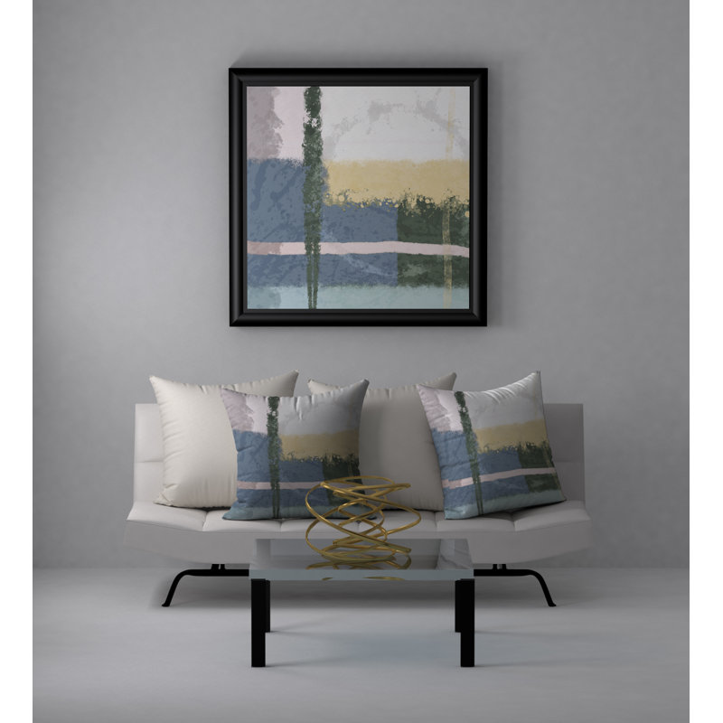 Housse de coussin décorative carrée et insert, 18" x 18"