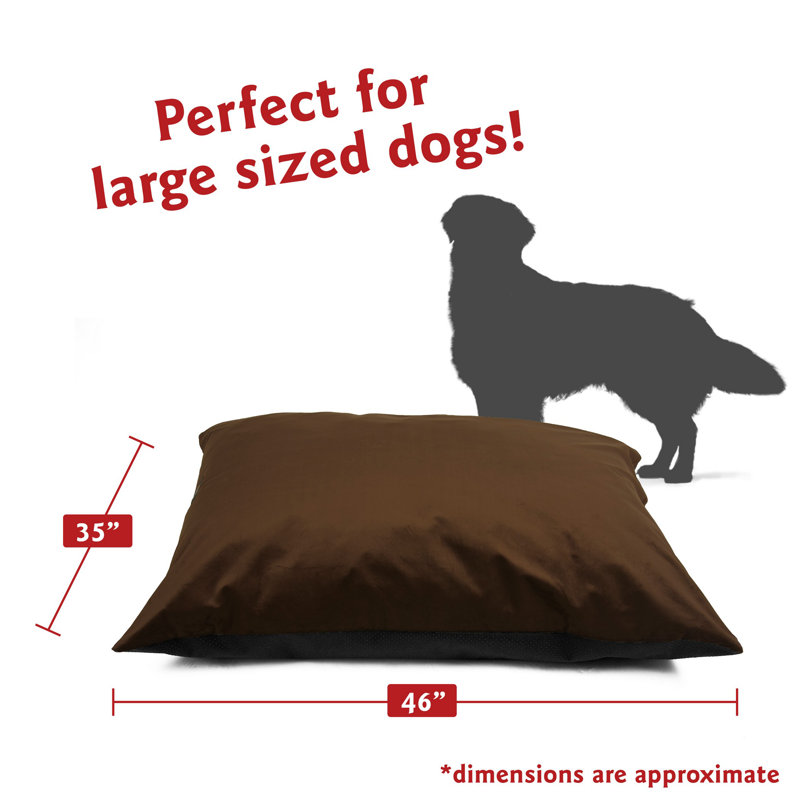 Coussin pour chien Villa Majestic, Espresso, Grand (l 46 po x P 35 po x H 7 po)