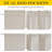 Door Curtains, 100% Blackout Door Window Cover for French Front Glass Window, Elegant Privacy Light Control Curtains for Kitchen, 1 Panel-1971341176-1971341178
