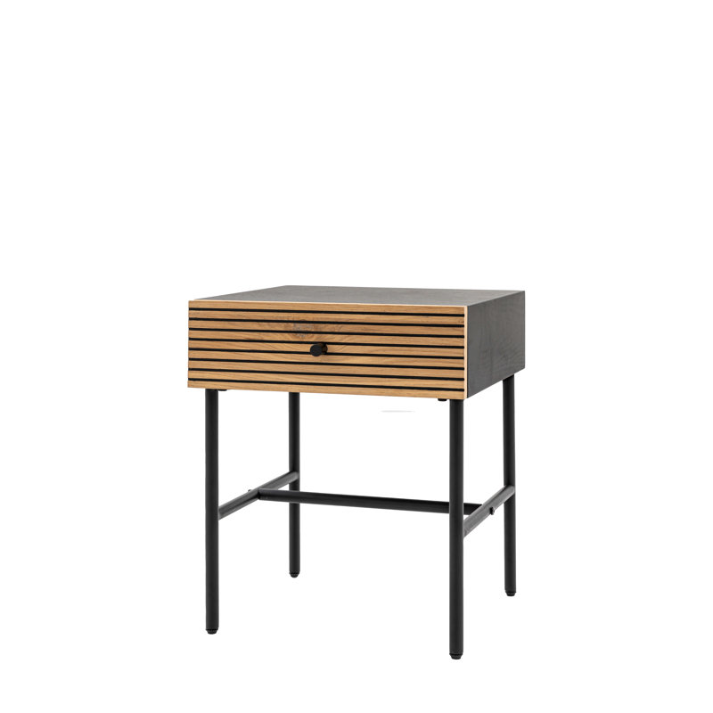 Brittlyns 400cm W Iron Bedside Table