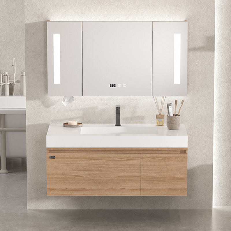Nordic style retro bathroom cabinet