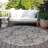 Krymera Gray Washable Indoor-Outdoor Rug - LOOMLAN-938643136