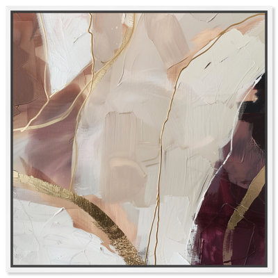 Art mural abstrait sur toile "Lost In Canyons" par Art Remedy