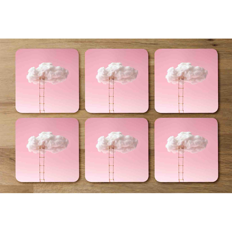Laumer Square 6 Piece Coaster Set