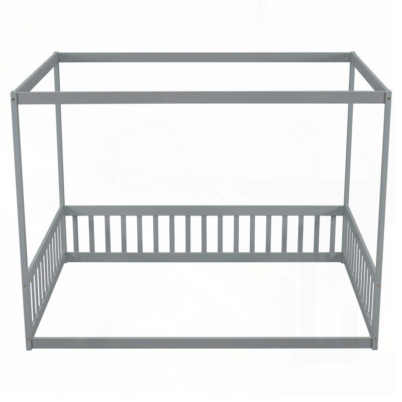 Daybed with Mattress, Full, Gray