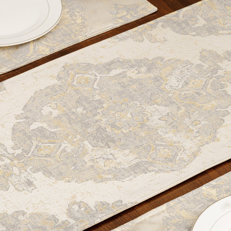 Chemin de table Damask Christmas, 72 po x 13 po