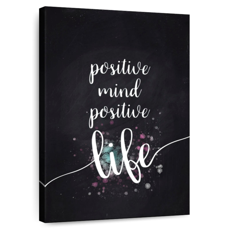 Tergel Positive Mind Positive Life, 36" H x 24" W