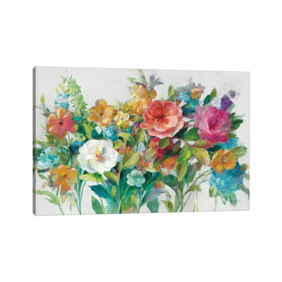«Country Florals Neutral» par Danhui Nai - impression