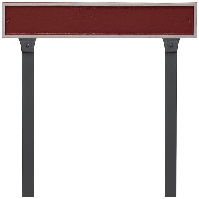 Plaque d'extension classique Classic, Rouge brique / Argent, Oui
