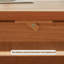 Bureau rectangulaire en bois massif Cerise-992556244
