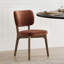 Ensemble de table de salle à manger extensible de 47 à 83 po avec chaises en bois massif revêtues de velours-133656676-133656680