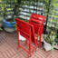 Ensemble bistro 3 pièces de table carrée pliable et chaises