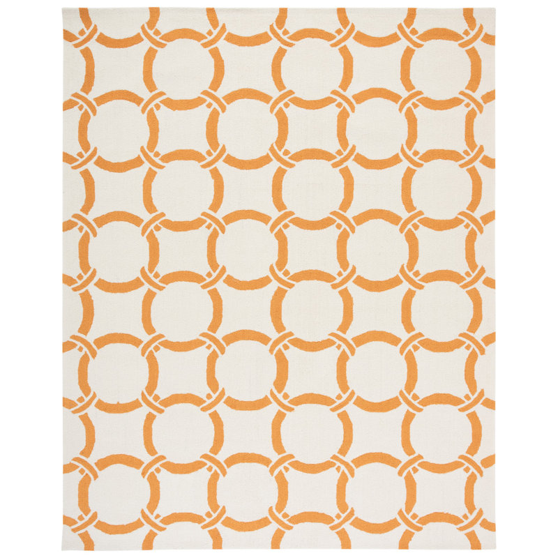 Hadriana Hand Hooked Performance Geometric Rug, Rectangle 8' x 10'