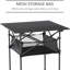 Wardlow Rectangular Metal Folding Outdoor Camping Table , 70cm cm W 70cm cm D
