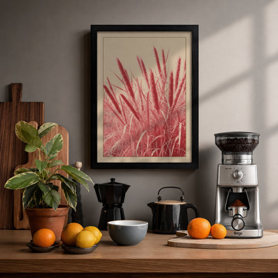 Ornamental Grasses Botanical - Framed Print