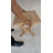 Solid Grade A Teak Outdoor Side Table, 18" Folding Accent End Table for Patio, Balcony & Indoor Use, Fully Assembled