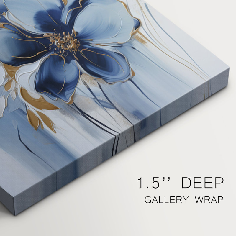 Floral Study Series XCII - Ensemble de toiles tendues avec châssis Premium - Prêt à être accroché