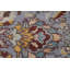 Tapis bleu traditionnel octogonal 6 x 6