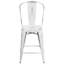 Commercial Grade Distressed Metal Indoor-Outdoor Counter Height Stool with Back-1728823596-1728823598
