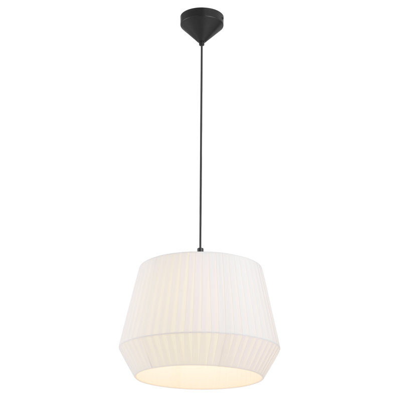 Dicte 1 - Light Shaded Pendant, White