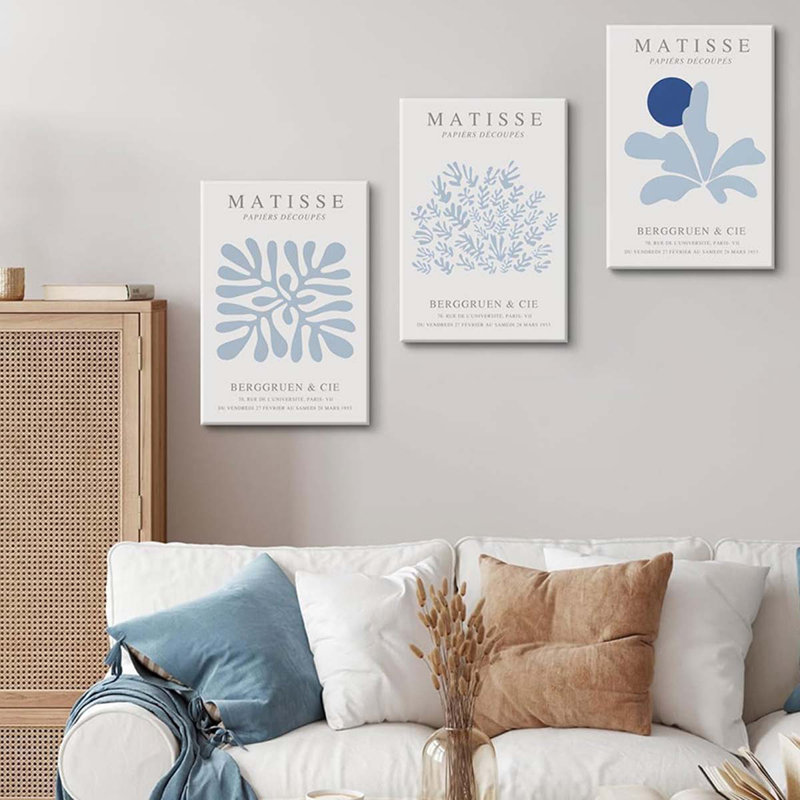 3 Piece Wrapped Canvas Print, 40 cm H x 30 cm W