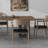 Nut-Brown Rectangular Solid Wood Dining Table-1847712982