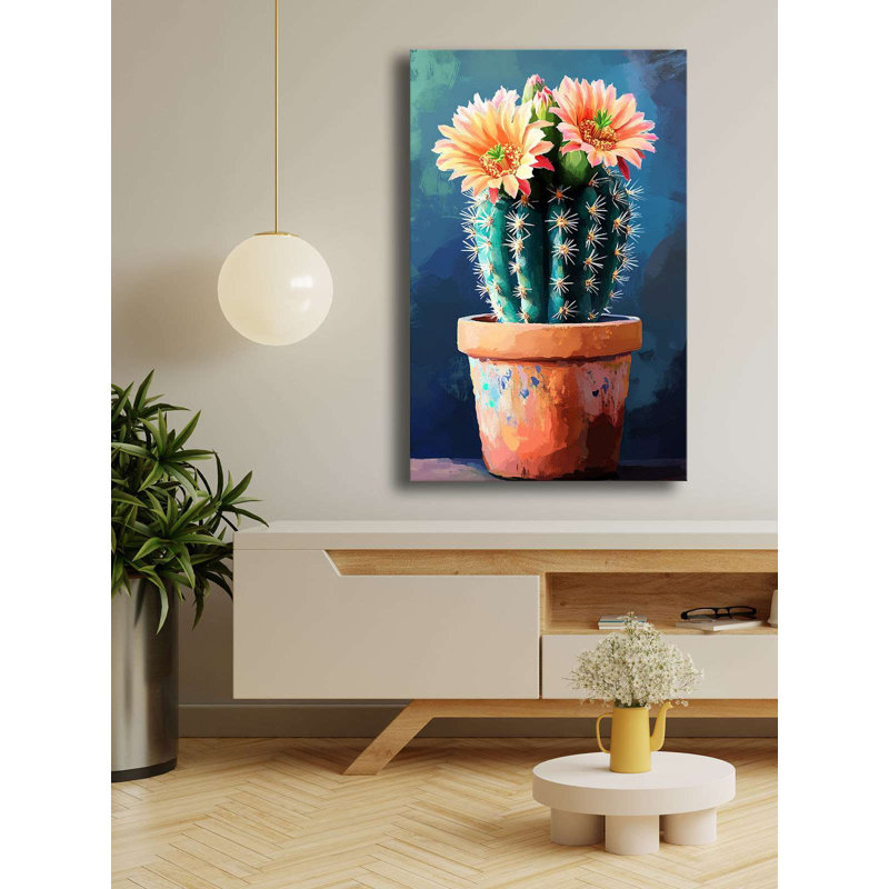 Peinture décorative sur toile, H 27,56 po x l 17,72 po