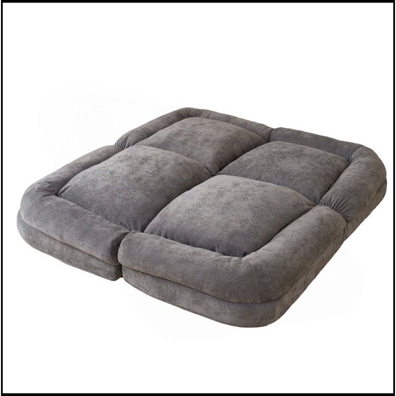 Canapé-lit convertible double escamotable, Gris