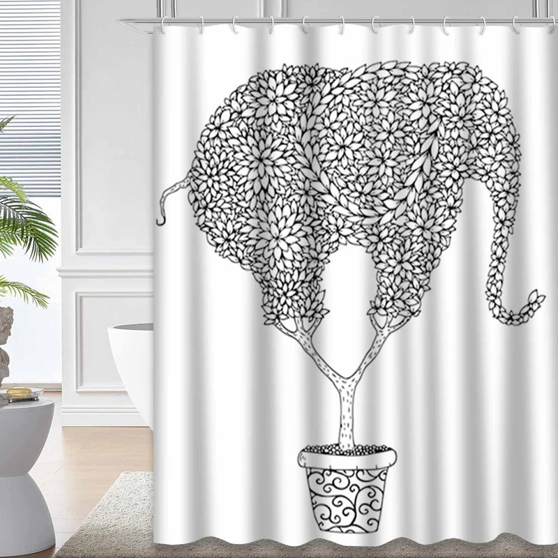 Abstrait floral avec 12 crochets, L 72 po x l 72 po