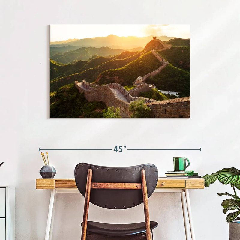 Nicci, grande muraille de Chine, H 26 po x l 39 po