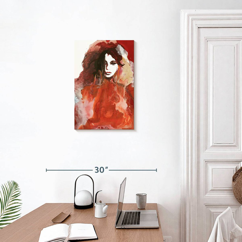 Leisha vie colorée III, H 24 po x l 16 po