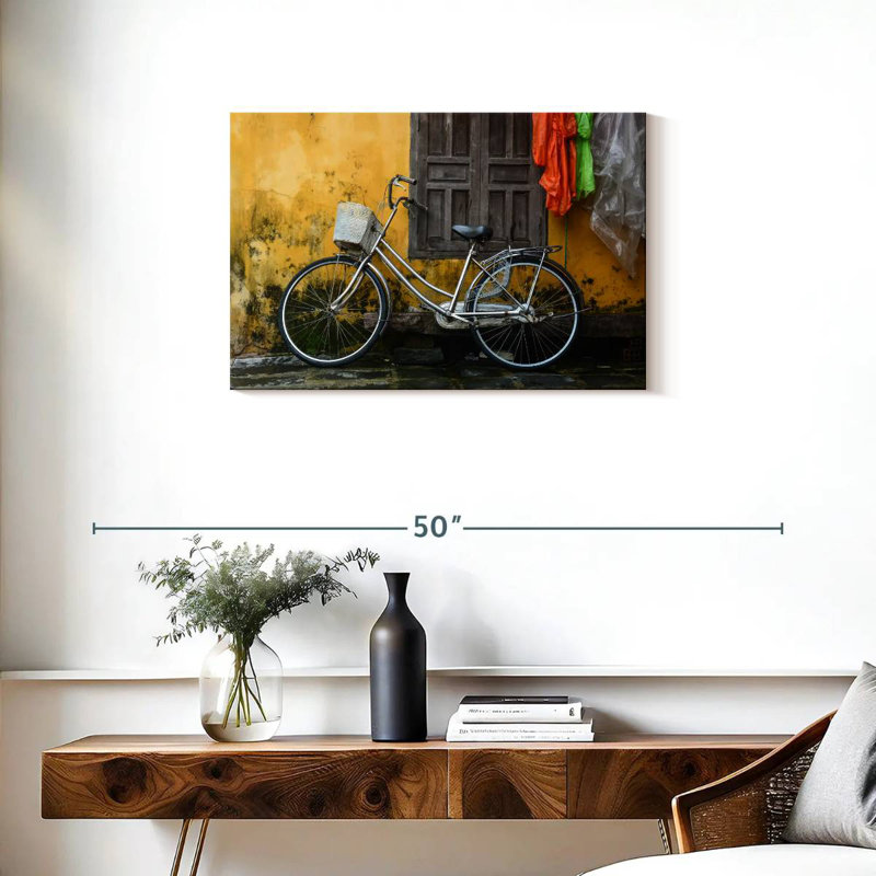 Mehar Metal Bicycle, 20" H x 30" W